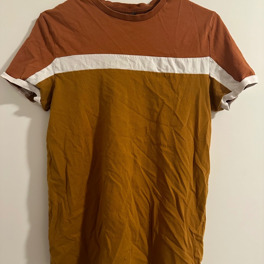 Brown ASOS Stripped Tee